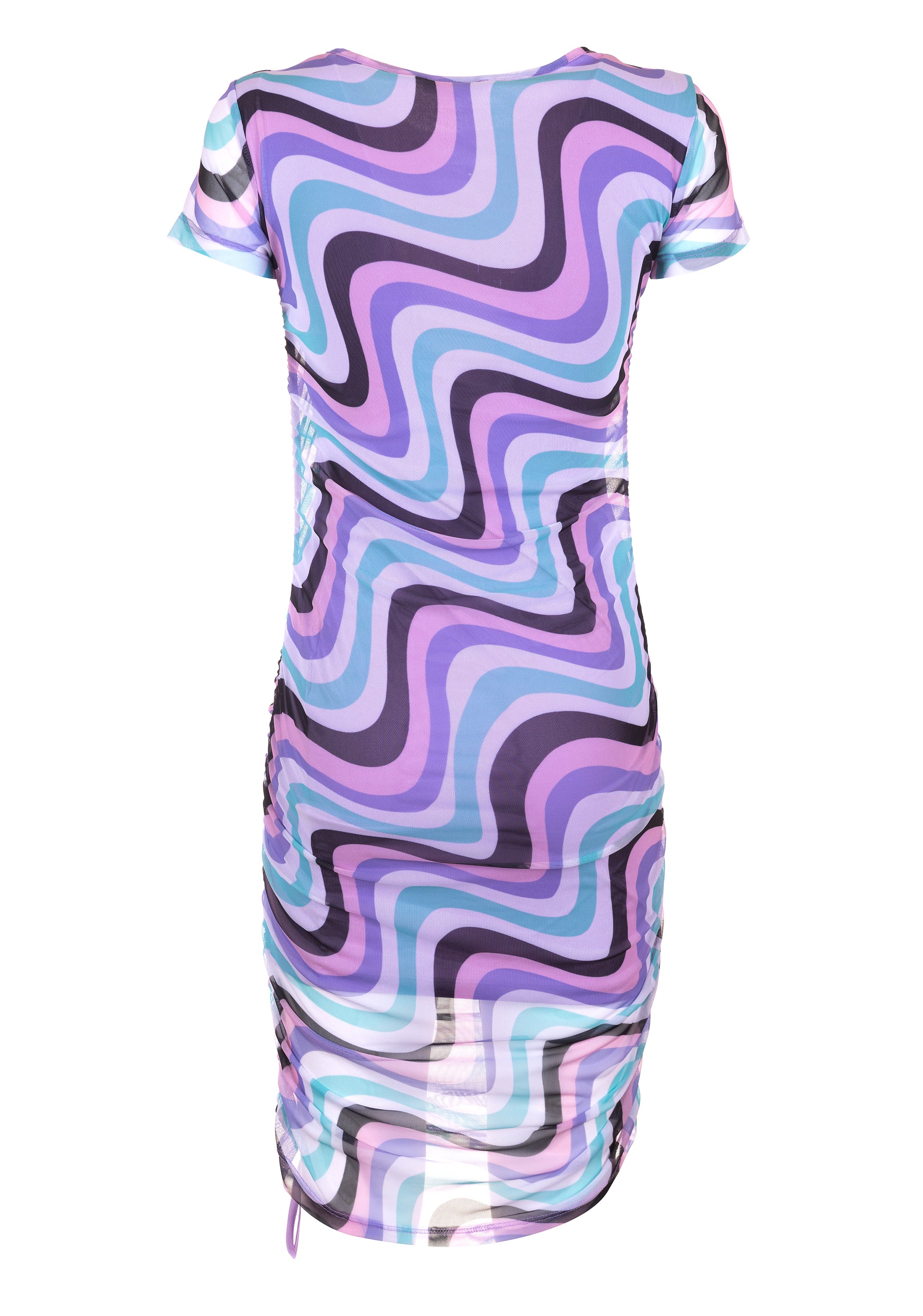 Abito slim midi in fantasia geometrica XT-STUDIO X123SD1012J457S8-Q36_2
