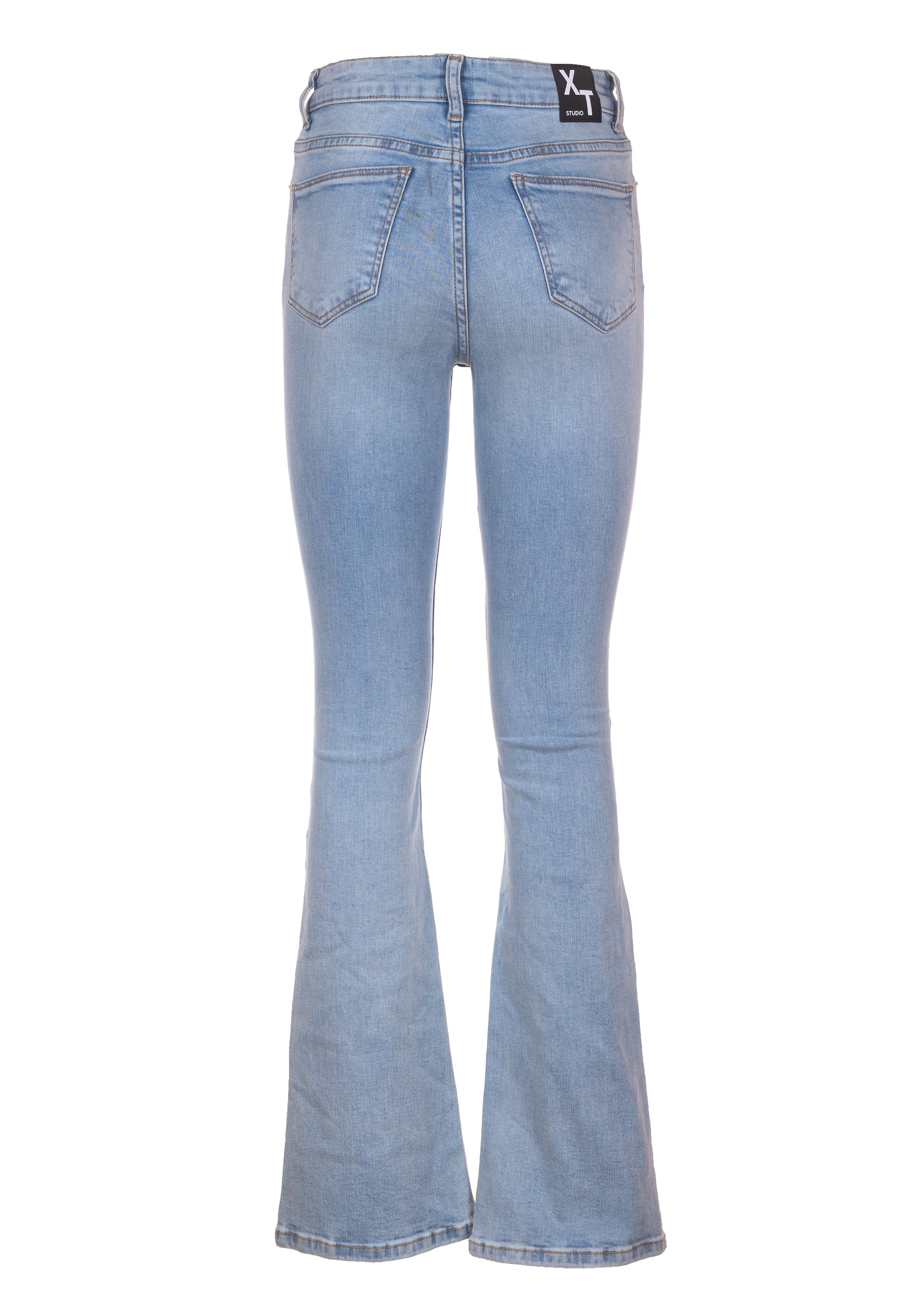 Jeans bootcut in denim con lavaggio chiaro XT-STUDIO X123SVA001D45503-062_2