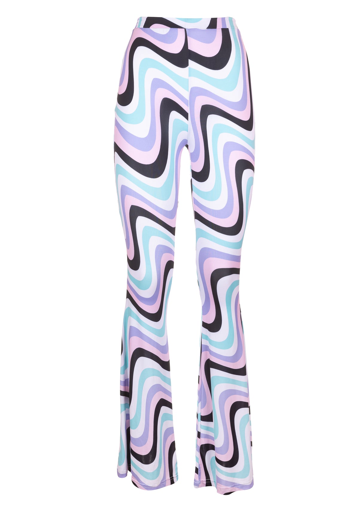 Pantalone bootcut in fantasia geometrica multicolore XT-STUDIO X123SVA003J459S8-Q36