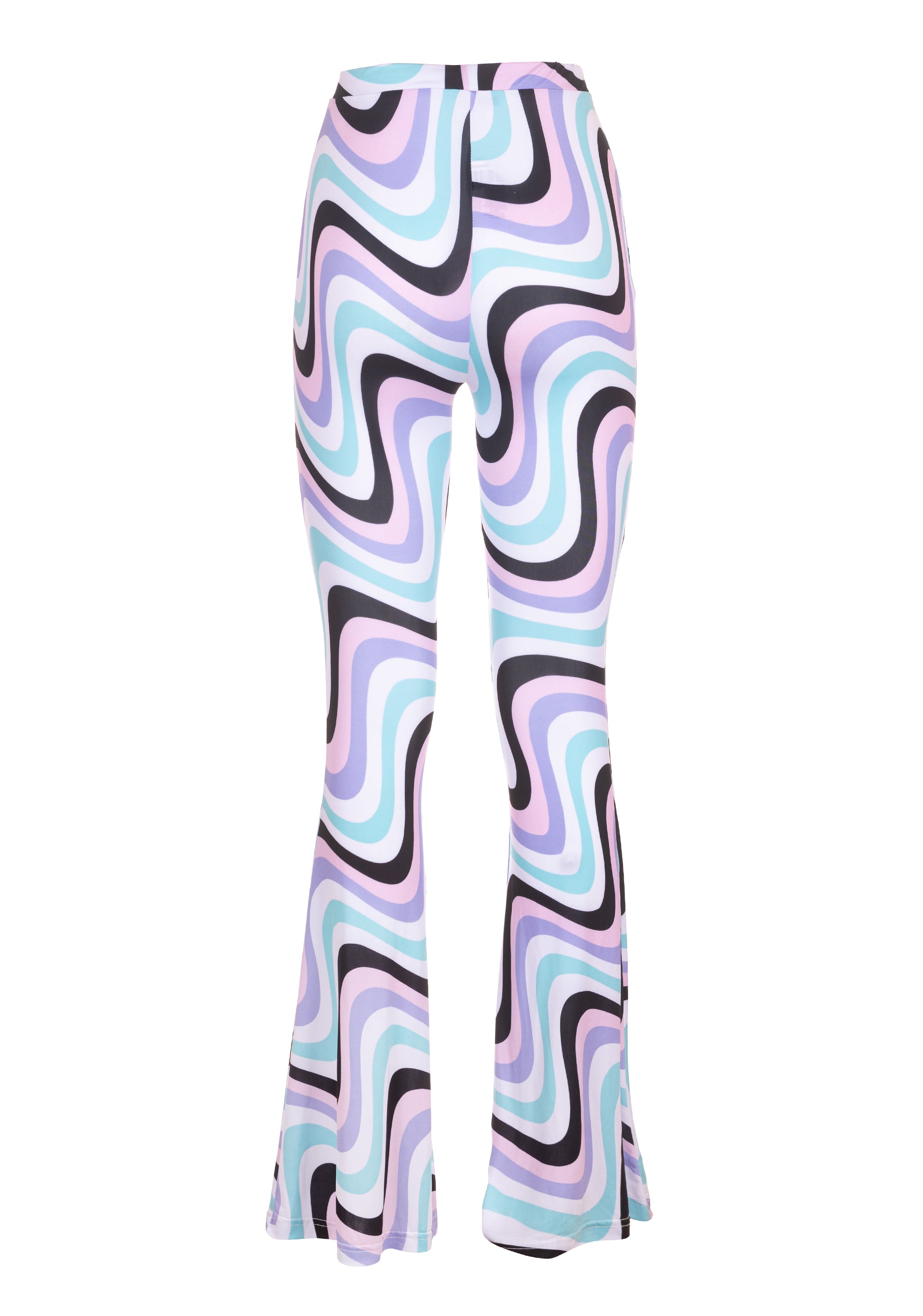 Pantalone bootcut in fantasia geometrica multicolore XT-STUDIO X123SVA003J459S8-Q36_2